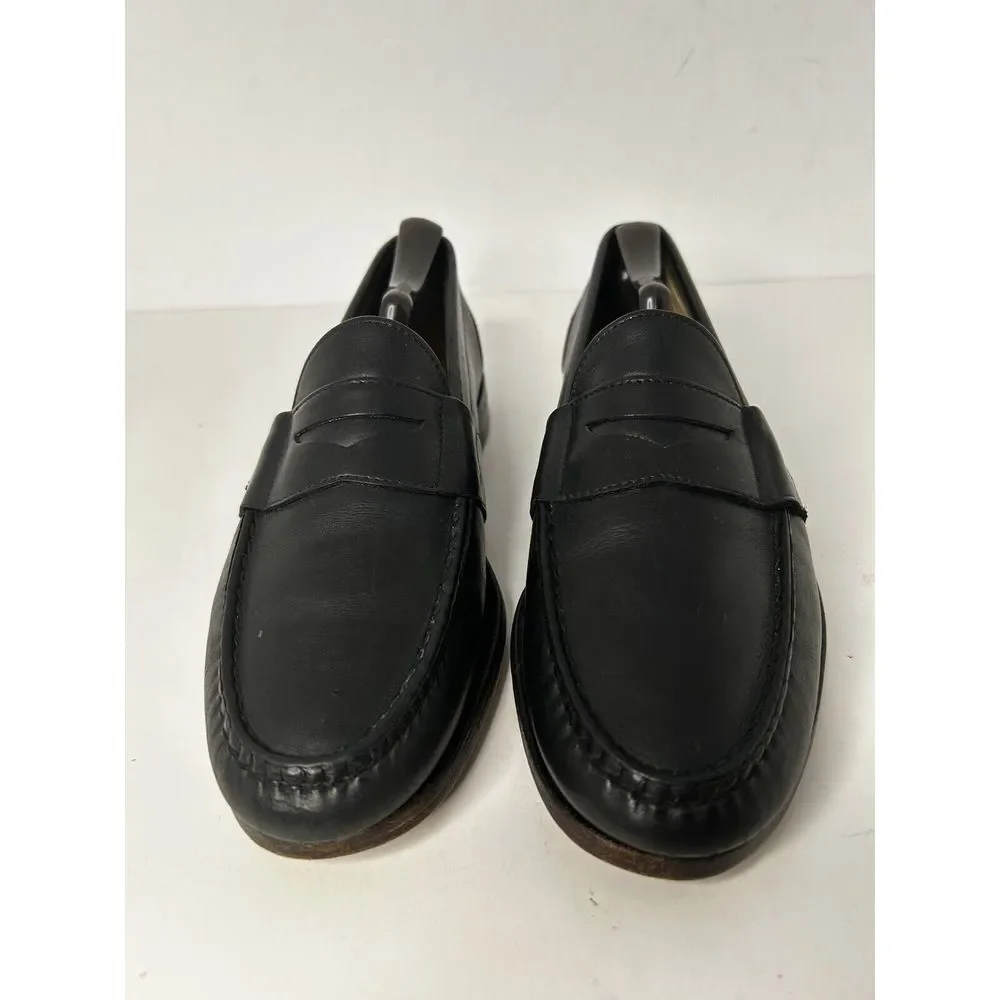 Allen Edmonds Cameron Penny Loafers Sz 9 1/2 C Blk Leather  With‎ Shoe Trees EUC